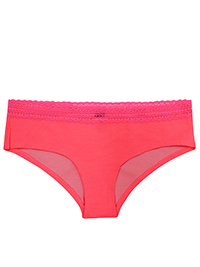 LaSenza CORAL Contrast Waist Lace Trim Hiphuggers - Size 8/10 to 16/18 (S to XL)
