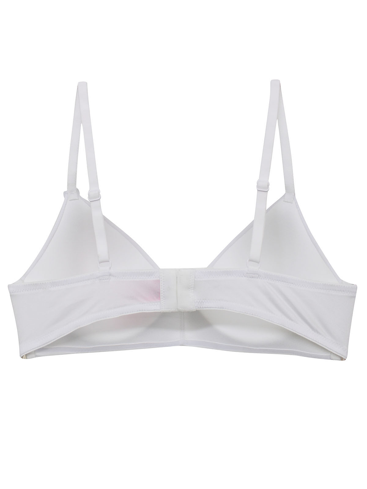 OO LALA JI 100% Cotton Women's Breast Lifts Bra Wireless Size 30C White