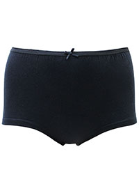 Curve BLACK Mid Rise Full Briefs - Plus Size 18/20 to 30/32