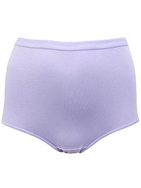Comfort Choice LILAC Pure Cotton High Waisted Full Briefs - Plus Size 12 to 42/44 (US 7 to 16)