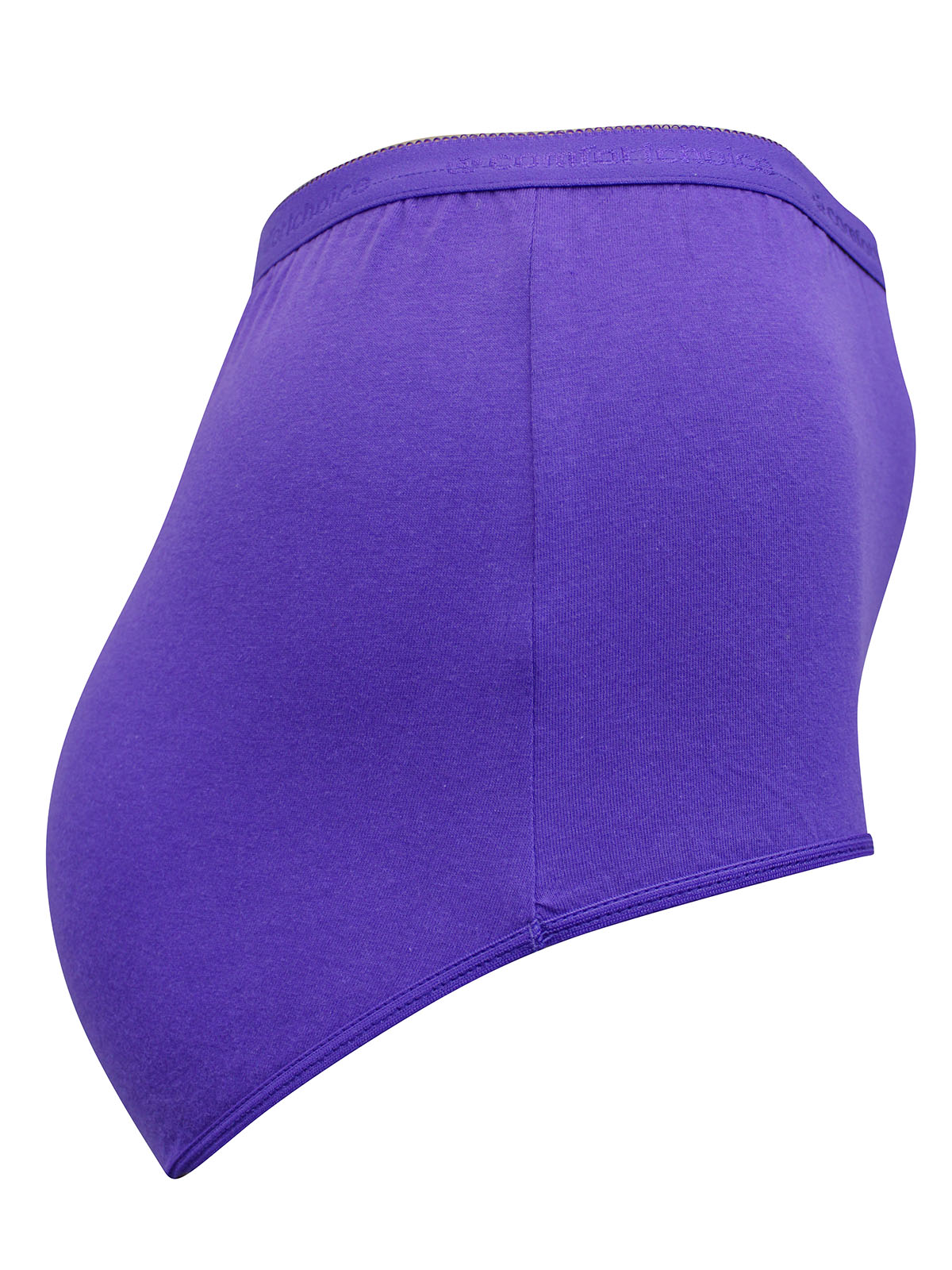 Comfort Choice - - Comfort Choice PURPLE Pure Cotton High Waisted Full  Briefs - Plus Size 12 to 42/