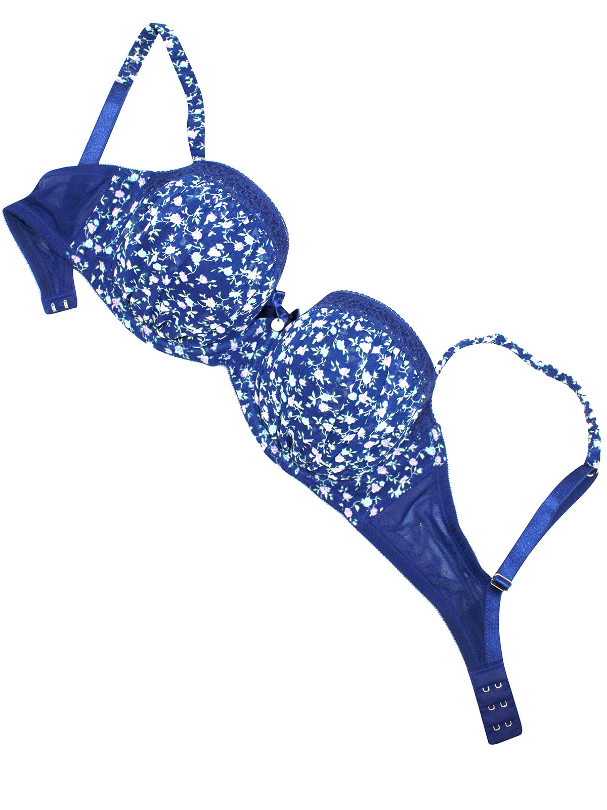 Boux Avenue - - BLUE Georgia Ditsy Provence Bra - Size 30 To 38 (A-B-C ...