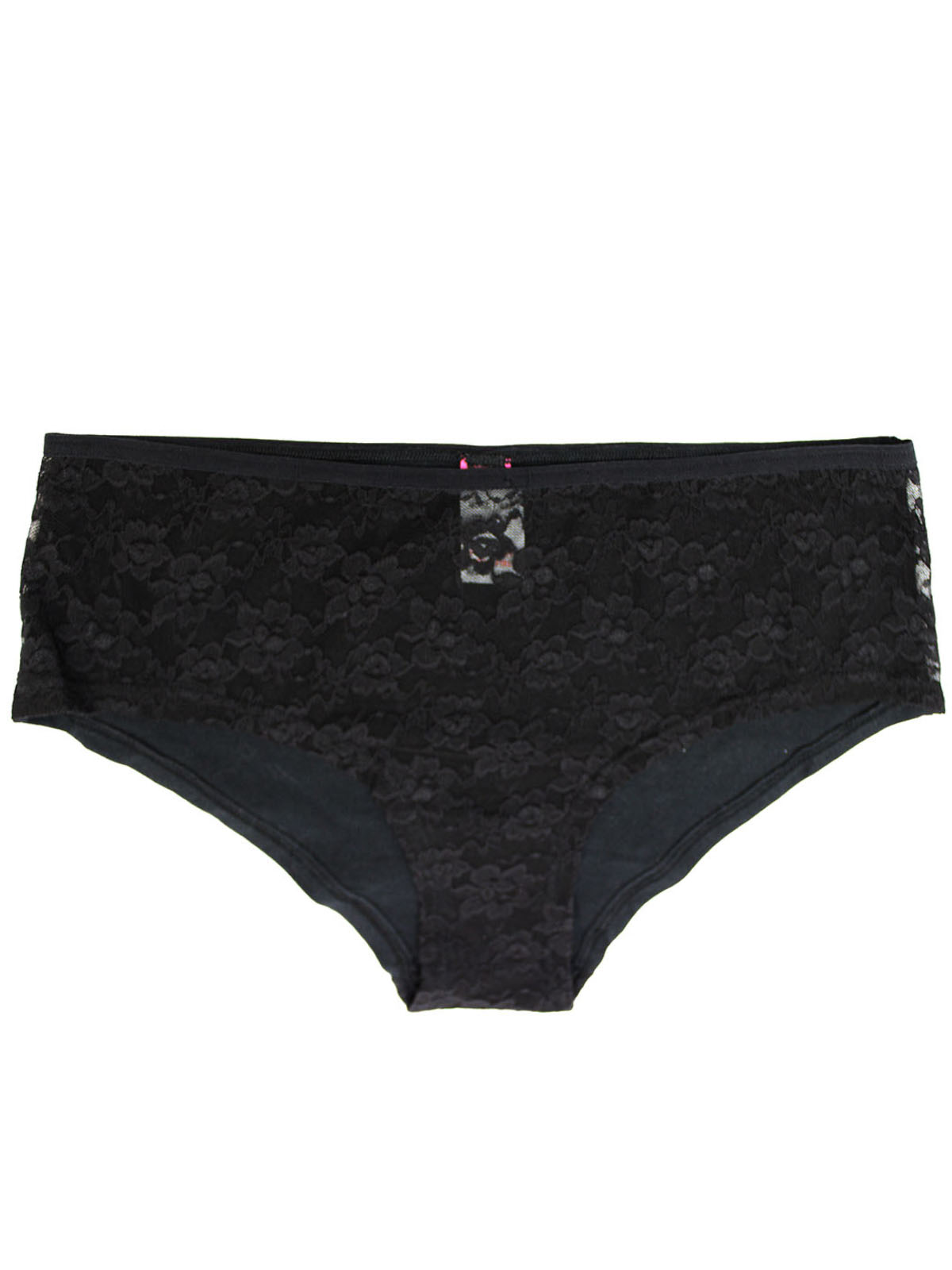 La Senza BLACK Lace Front Brazilian Knickers Size 8 to 12/14 (S to L)