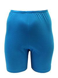 BLUE Pure Cotton Comfort Shorts - Plus Size 16 to 38/40 (US 10 to 16)