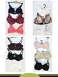 12-PACK ASSORTED Bras - Size 28 to 40 (AA-A-B-C-D-G)