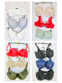 12-PACK ASSORTED Bras - Size 32 to 36 (B-C-D-DD-E)
