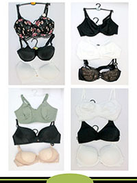 12-PACK ASSORTED Bras - Size 32 to 36 (B-C-D-DD-E)