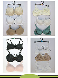 12-PACK ASSORTED Bras - Size 32 to 40 (A-B-C-DD)