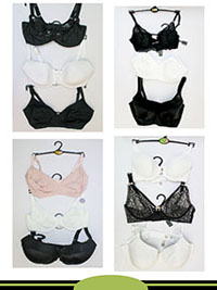 12-PACK ASSORTED Bras - Size 32 to 40 (B-C-DD-E-F-H)