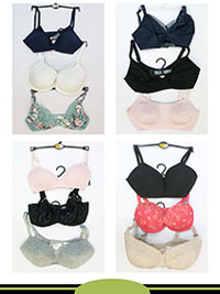12-PACK ASSORTED Bras - Size 32 to 40 (B-C-D-DD-E-F-H)