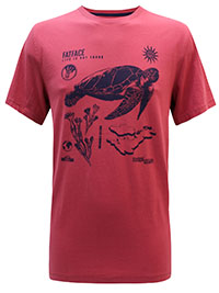 FF Mens ROSE-PINK MCS Turtle T-Shirt - Size M to XL