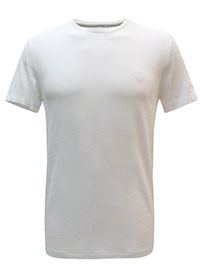 FF Mens WHITE Lulworth Crew Neck T-Shirt - Size S