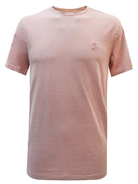 FF Mens DUSKY-PINK Mens Lulworth Crew Neck T-Shirt - Size S to M