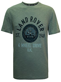 FF Mens LIGHT-GREEN Land Rover Speedometer Graphic T-Shirt - Size S to XXL