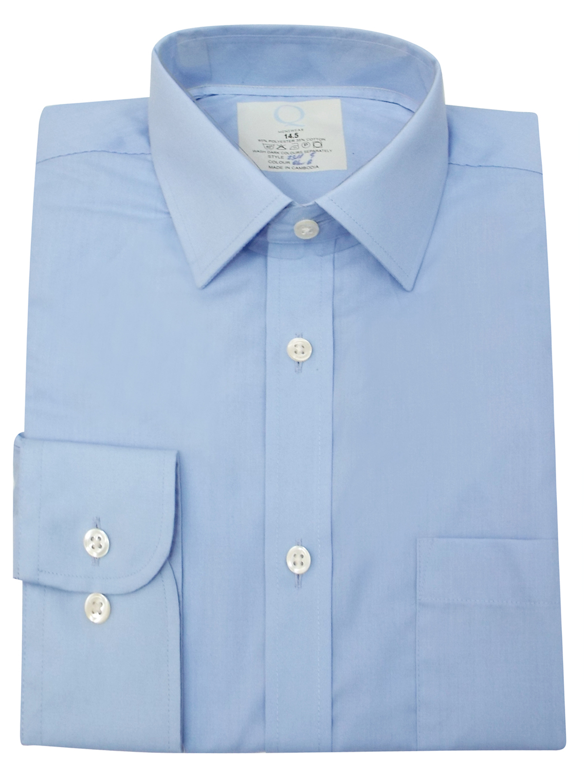 Marks and Spencer - - M&5 ASSORTED Cotton Blend Long Sleeve Shirt ...