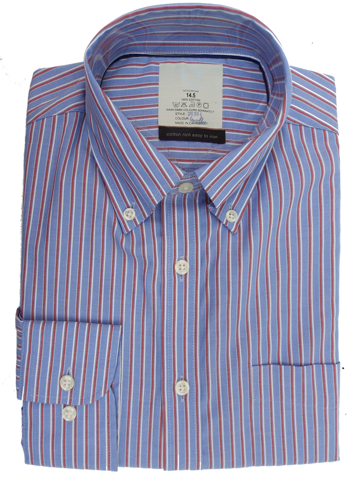 Marks and Spencer - - M&5 Mens PURE COTTON 6 Assorted Formal Shirts ...
