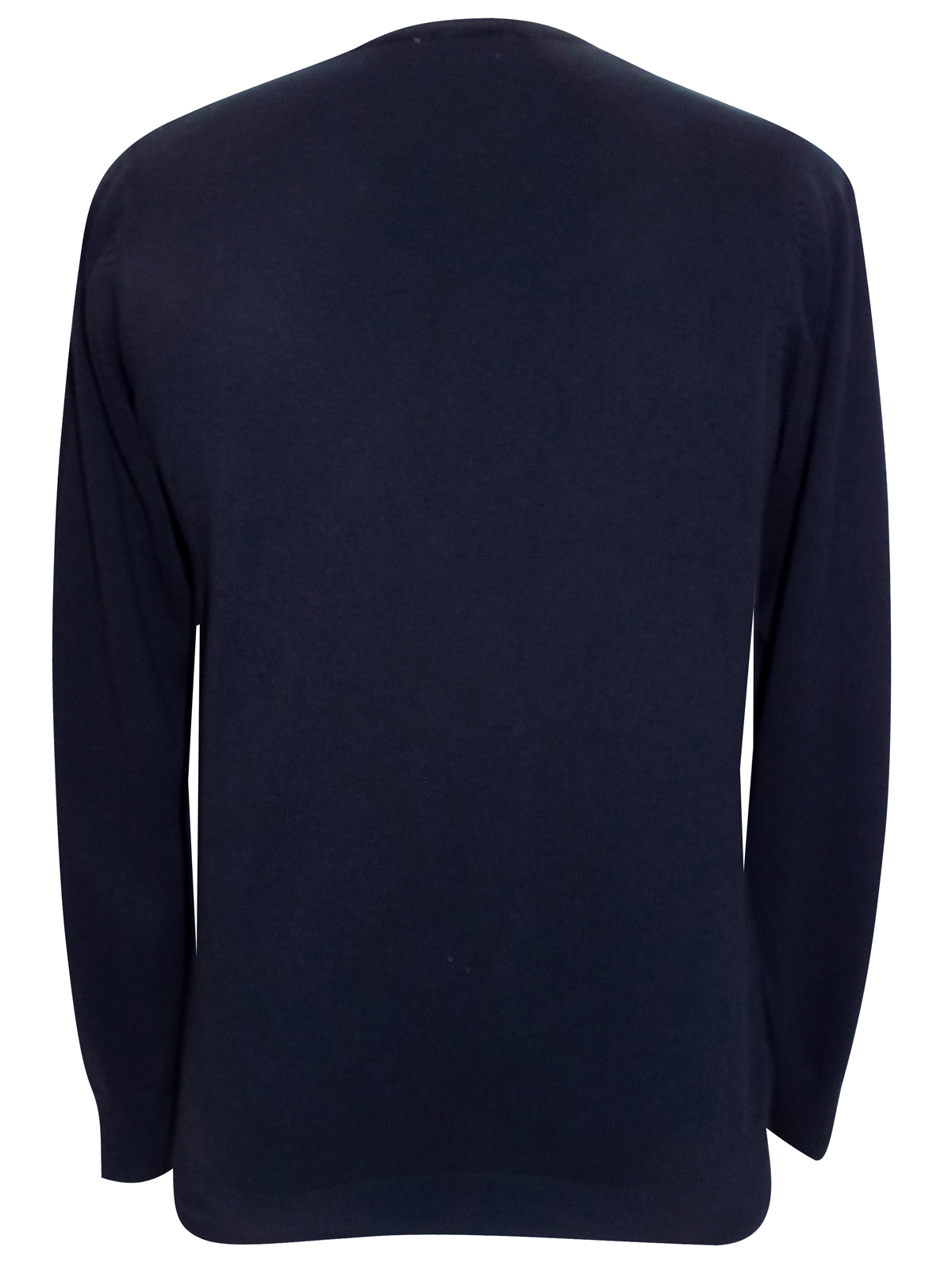 Marks and Spencer - - M&5 NAVY Pure Cotton Crew Neck Jumper - Size ...