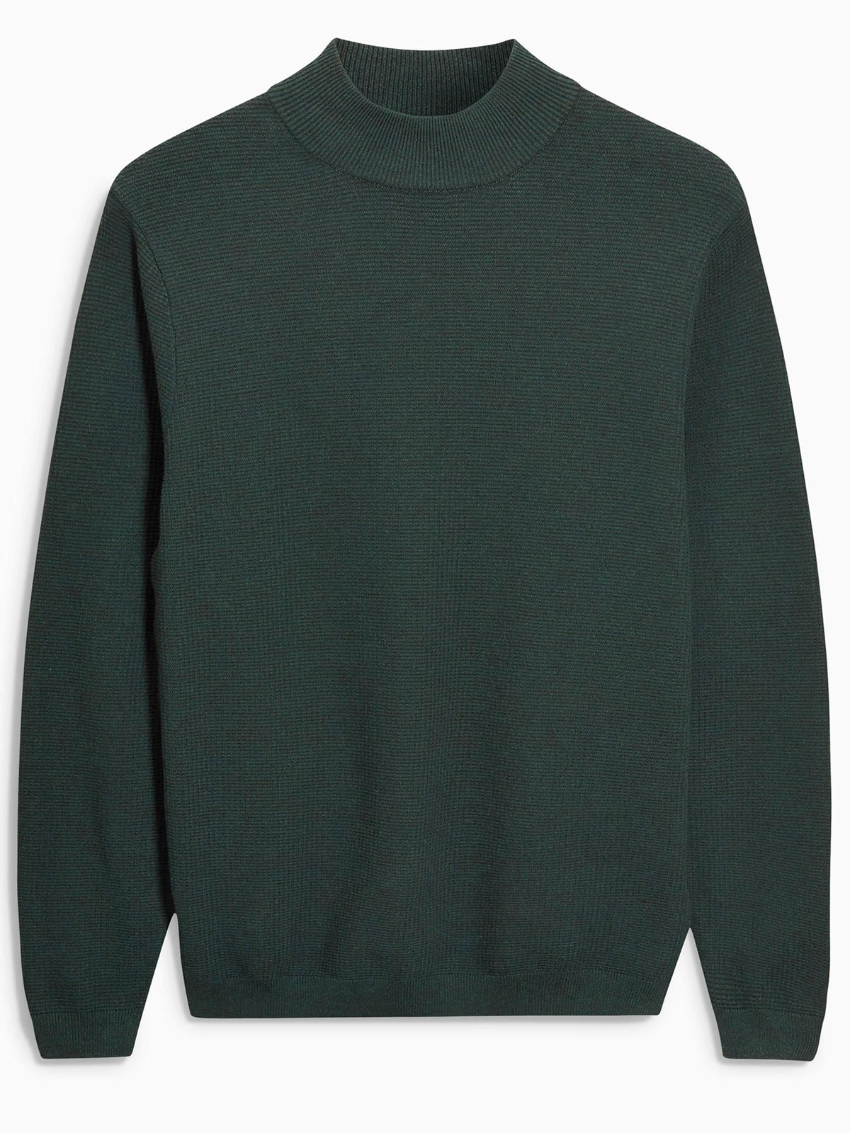 N3xt GREEN Pure Cotton High Neck Knitted Jumper - Size XSmall to XLarge