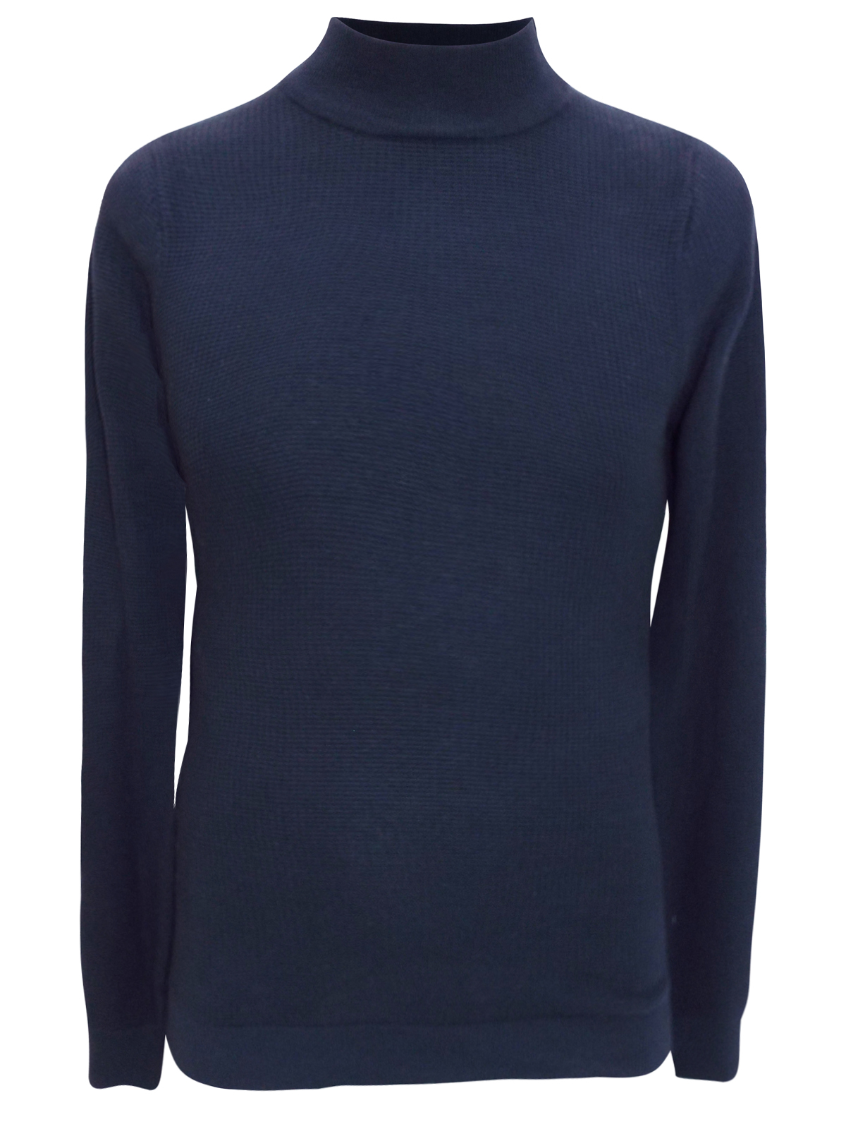 N3xt NAVY Pure Cotton High Neck Knitted Jumper - Size XSmall to XLarge