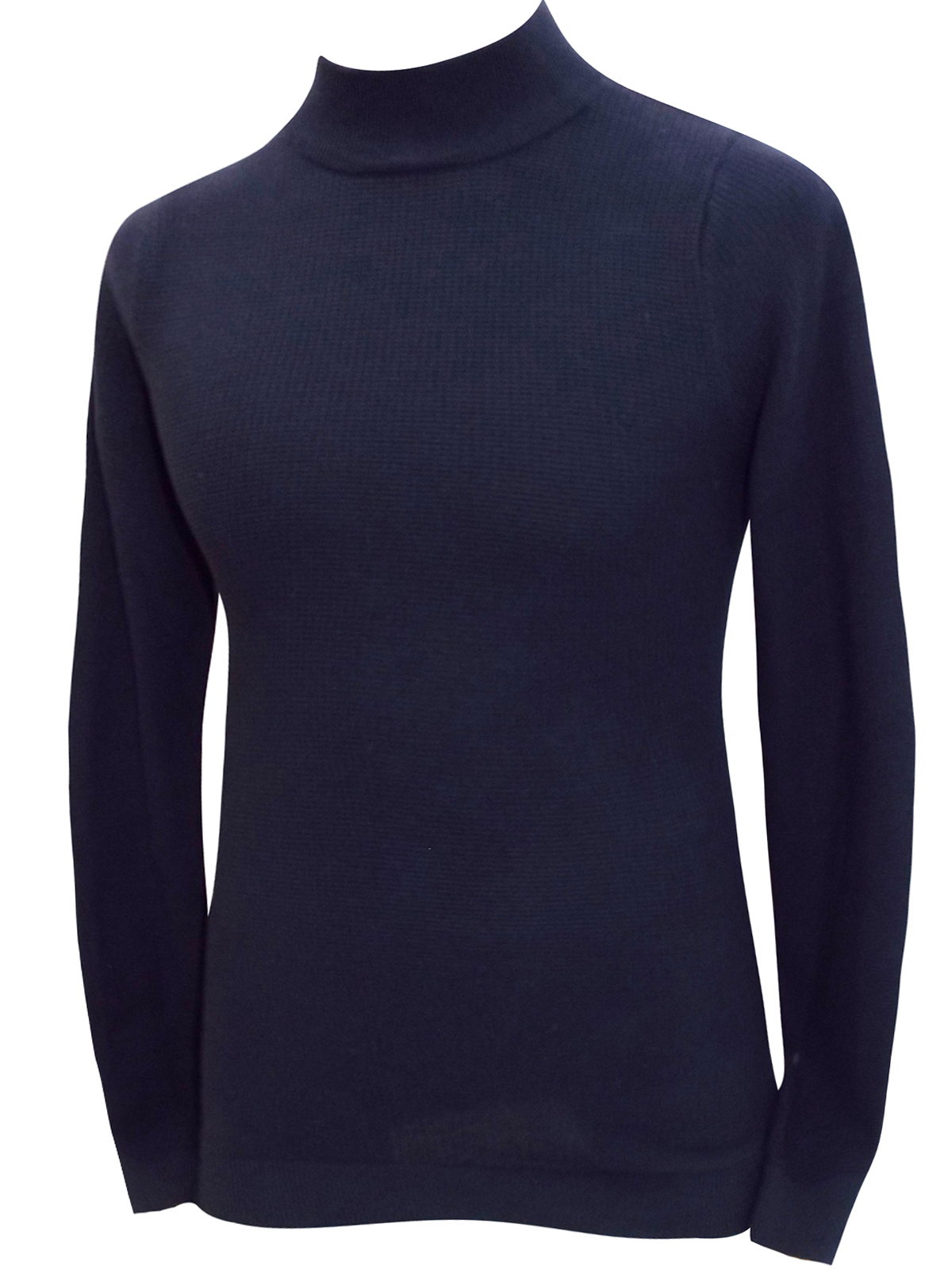 N3xt NAVY Pure Cotton High Neck Knitted Jumper - Size XSmall to XLarge