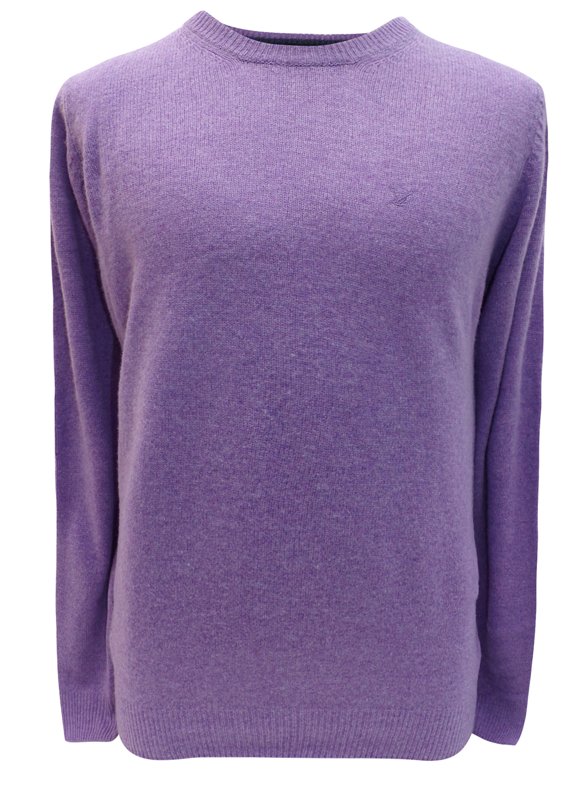 James Pringle - - James Pringle LILAC Pure Wool Crew Neck Knitted ...