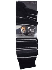Mens Moneta GREY 3-Pack Cotton Rich Argyle Socks - Shoe Size 6-11 (EUR 39-46) Mens Moneta GREY 3-Pack Cotton Rich Argyle Socks - Shoe Size 6-11 (EUR 39-46)