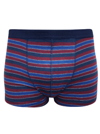 Mens D3benhams BLUE RED Striped Cotton Rich Navy Trim Trunks - Size Large to 2XLarge Mens D3benhams BLUE RED Striped Cotton Rich Navy Trim Trunks - Size Large to 2XLarge