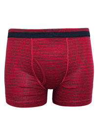 Mens D3benhams RED Striped Cotton Rich Black Trim Trunks - Size Small to 2XLarge Mens D3benhams RED Striped Cotton Rich Black Trim Trunks - Size Small to 2XLarge