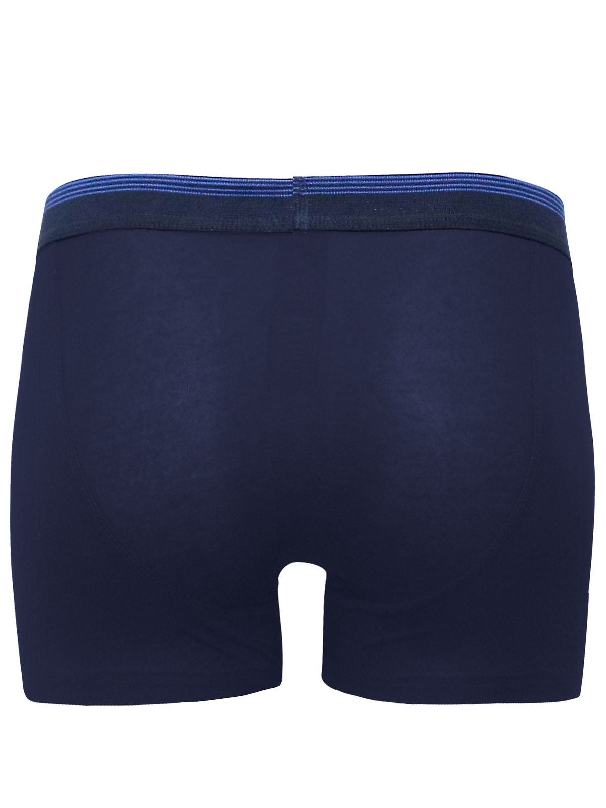 Debenhams - - D3benhams NAVY Cotton Rich Blue Striped Trim Trunks ...