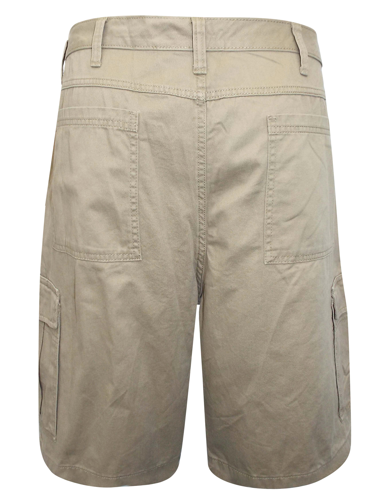 Wrangler - - Wr4ngler SAND Pure Cotton Cargo Shorts - Waist Size 30 to 44