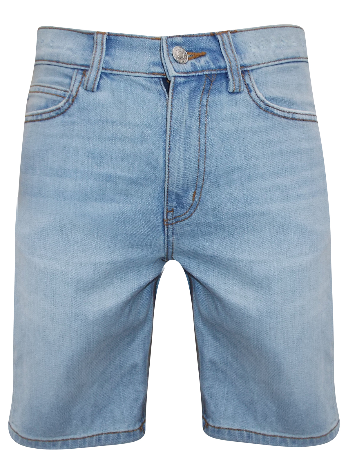 M4ngo LIGHT-DENIM Cotton Rich 5-Pocket Denim Shorts - Waist Size 28 to 36