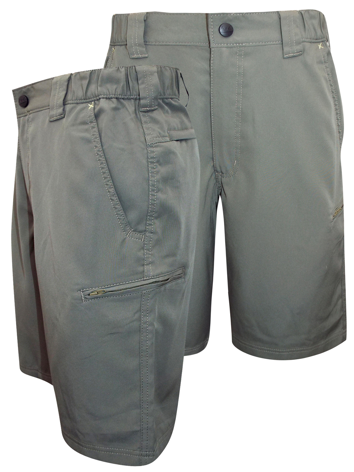 Cargo Short Pants Zipper Pockets