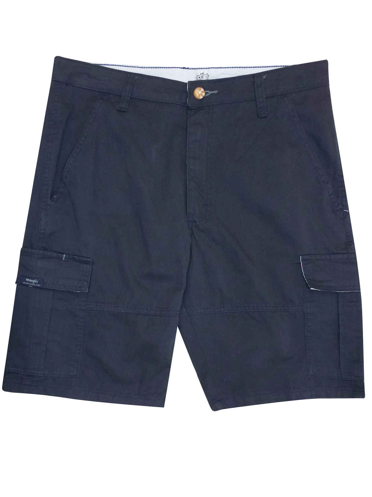 Wrangler - - Wr4ngler Mens NAVY Classic Twill Cargo Shorts - Waist Size ...