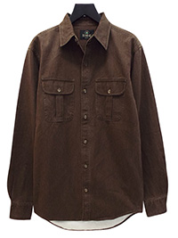 RedHead BROWN Mens Meadowlands Woven Twill Shirt - Size Medium to 2XL RedHead BROWN Mens Meadowlands Woven Twill Shirt - Size Medium to 2XL