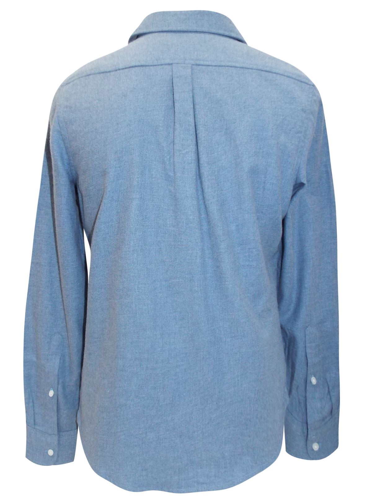 N3XT DENIM-BLUE Brushed Cotton Long Sleeve Shirt - Size Small to XXLarge