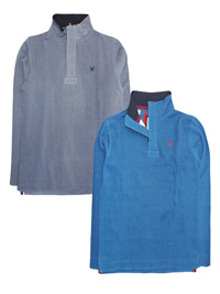 Crew Clothing ASSORTED Mens Pure Cotton Zip Neck Sweatshirt - Size Small Crew Clothing ASSORTED Mens Pure Cotton Zip Neck Sweatshirt - Size Small