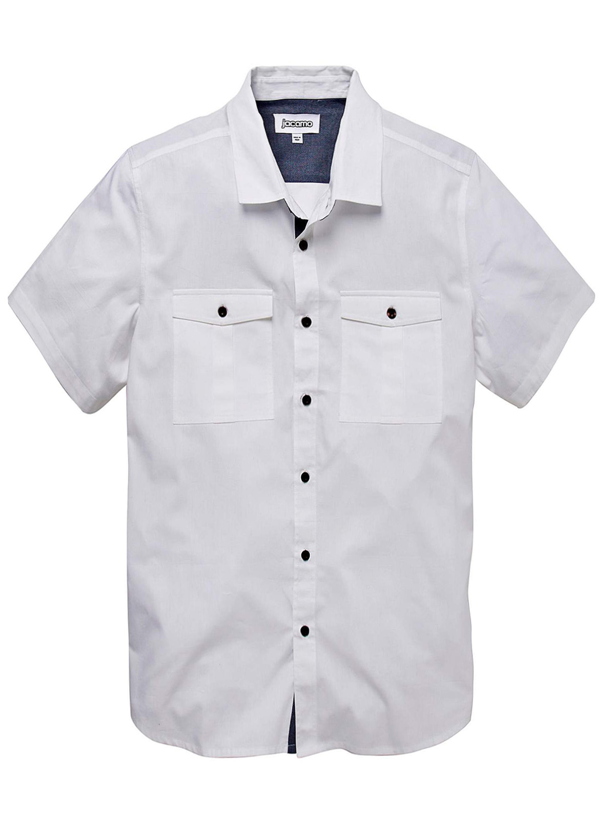 White @£9.99 Jacamo Mens T-Shirt 100% Cotton Size 3XL 
