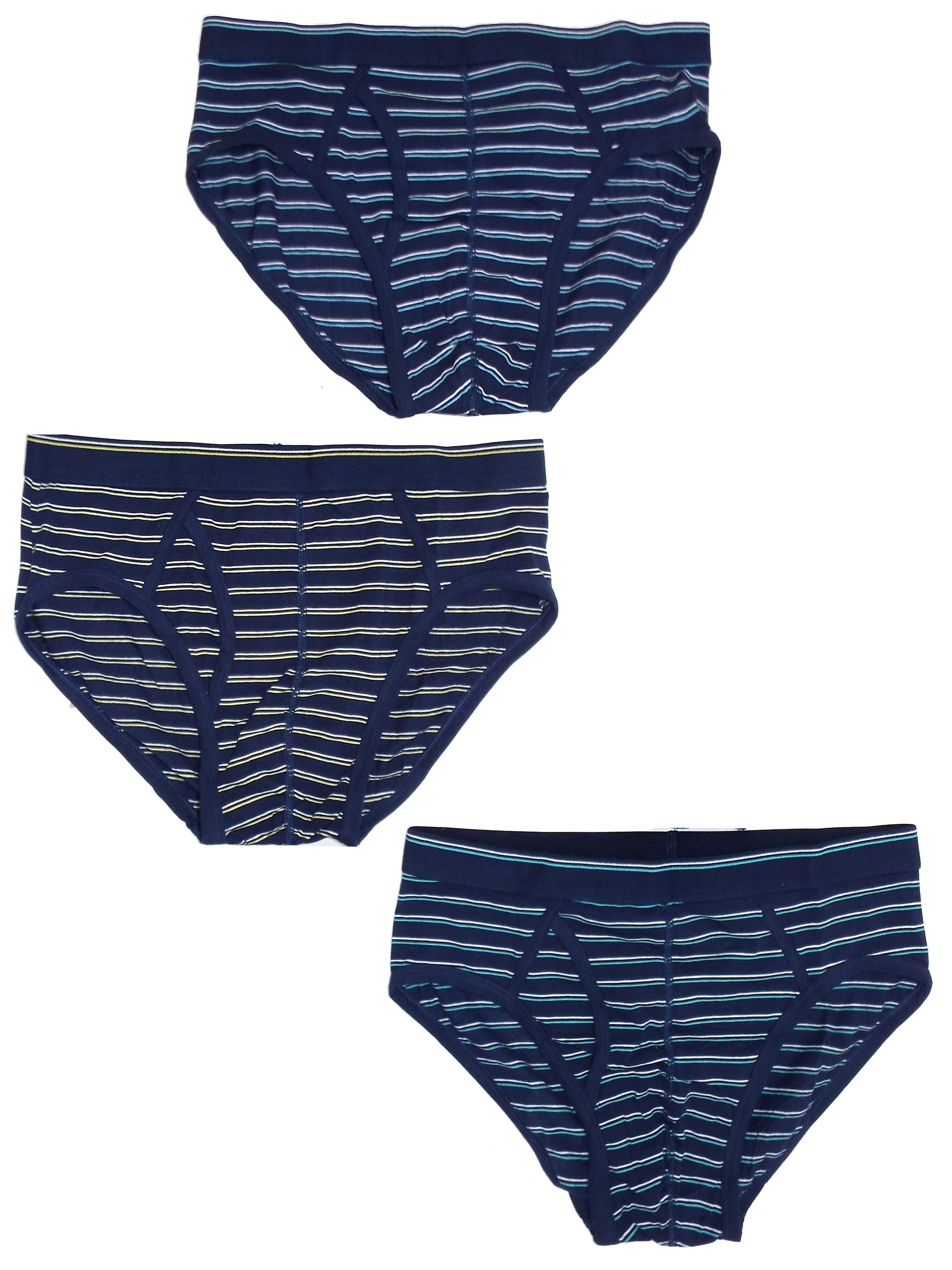 Marks and Spencer M&5 ASSORTED Mens Cotton Plain & Striped Briefs