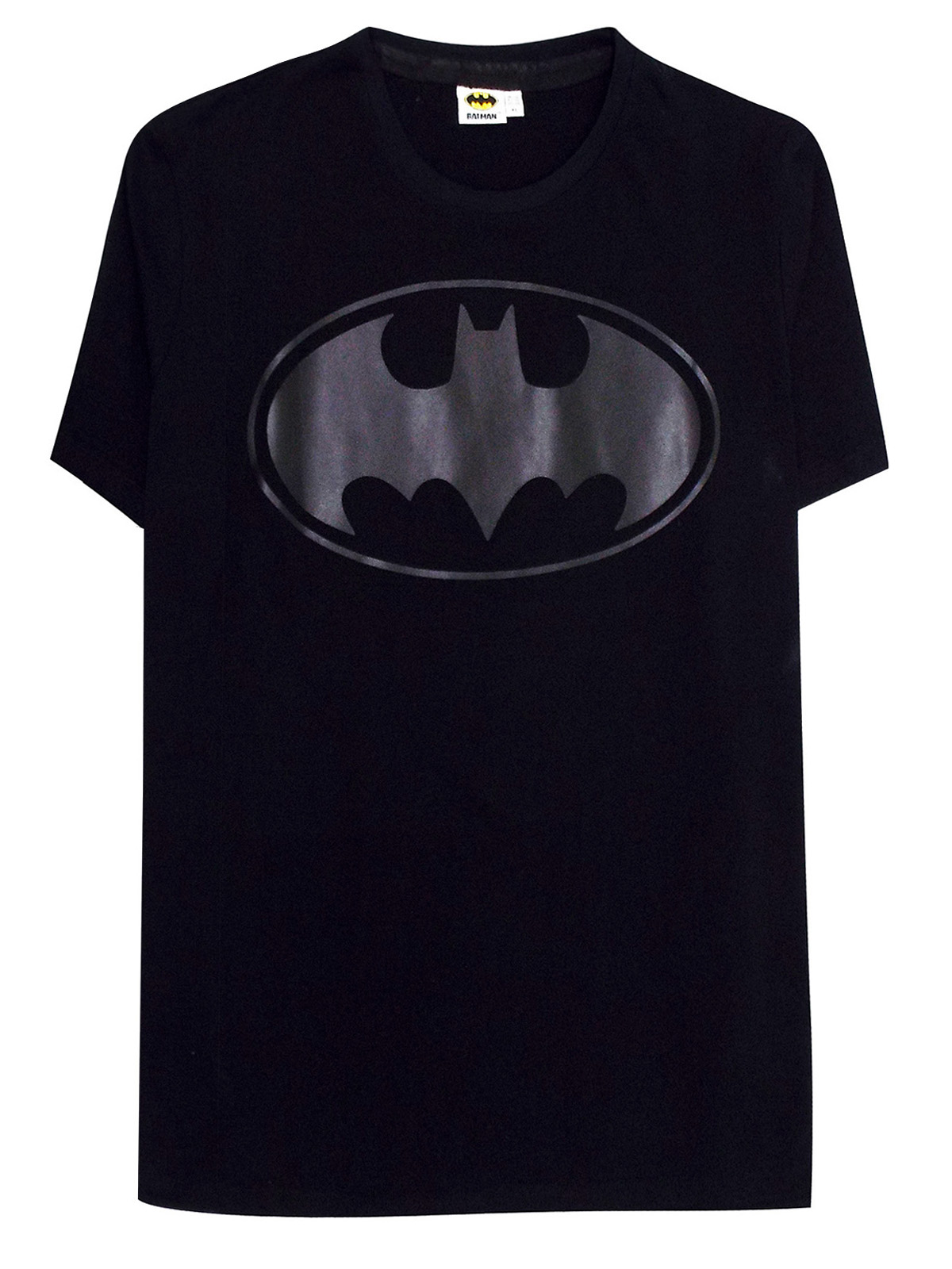 DC Comics - - BLACK Mens Pure Cotton Batman T-Shirt - Plus Size XLarge ...