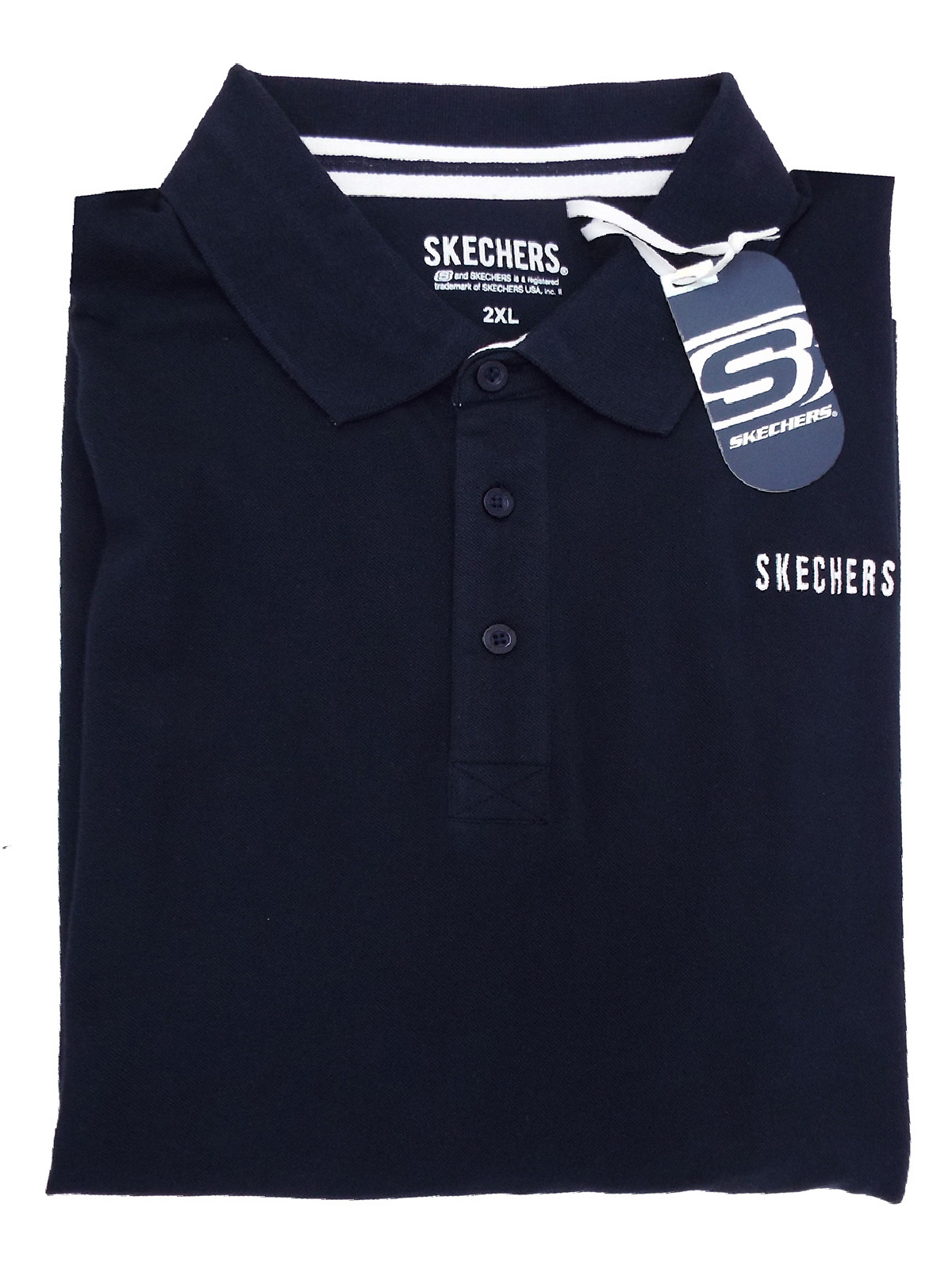 Skechers polo shirt blue Clearance