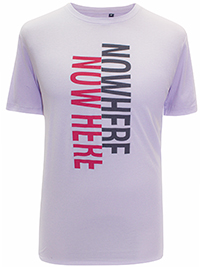 LILAC Mens Combed Cotton Slogan T-Shirt - Size S to XXL