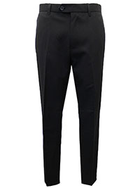 BLACK Mens Flat Front Skinny Fit Trousers - Waist Size 30 to 38