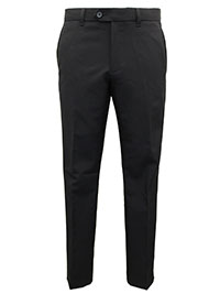 BLACK Mens Slim Fit Flat Front Trousers - Waist Size 30 to 38