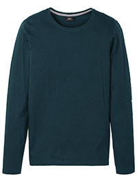 PETROL Mens Long Sleeve Crew Neck T-Shirt - Size S to 4XL