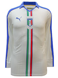 WHITE Mens Italia 2016 Away Jersey - Size M to L