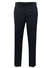 NAVY Mens Slim Fit Flat Front Trousers - Waist Size 26 to 44