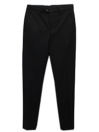 BLACK Mens Flat Front Skinny Fit Trousers - Waist Size 26 to 40
