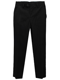 BLACK Mens Slim Fit Flat Front Trousers - Waist Size 28 to 42
