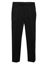 BLACK Mens Regular Fit Flat Front Trousers - Waist Size 28 to 42