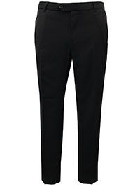 BLACK Mens Flat Front Skinny Fit Trousers - Waist Size 28 to 42